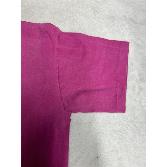Vtg Pink Single Stitch Hollywood Los Angeles California Graphic T-Shirt Size L - Picture 5 of 9